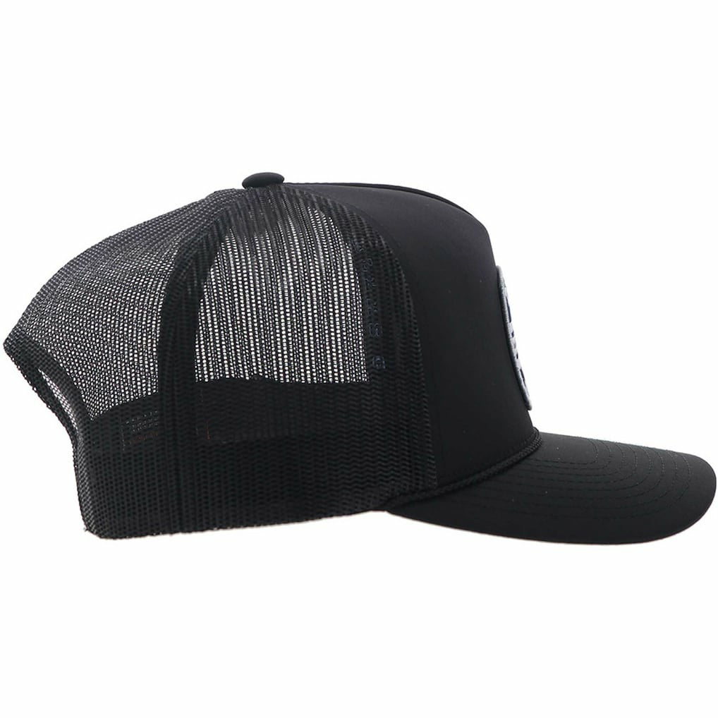 Dallas Cowboys HOOey Patch Rope Trucker Adjustable Hat - Black - NFL