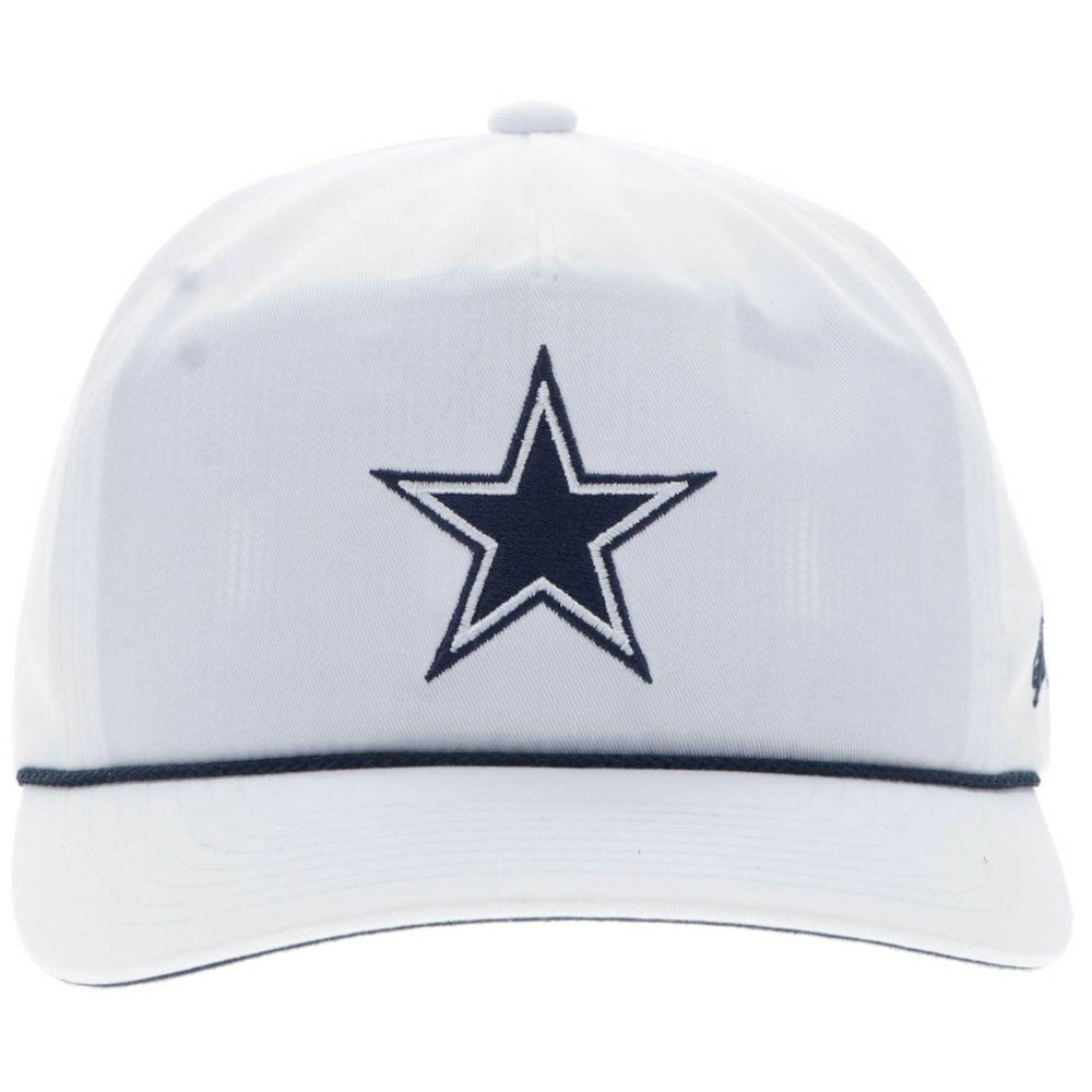 Dallas Cowboys HOOey Star Logo Rope Adjustable Hat - White - NFL