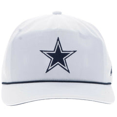 Dallas Cowboys HOOey Star Logo Rope Adjustable Hat - White - NFL