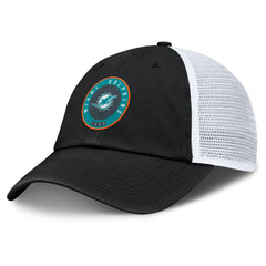 Miami Dolphins Averie Trucker Adjustable Hat - Black - Fanatics