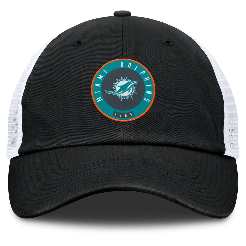 Miami Dolphins Averie Trucker Adjustable Hat - Black - Fanatics