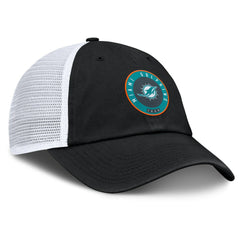 Miami Dolphins Averie Trucker Adjustable Hat - Black - Fanatics