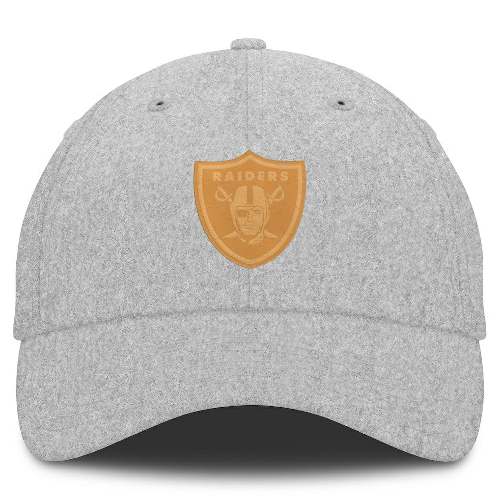 Las Vegas Raiders Front Office Adjustable Hat - Heather Gray - Fanatics