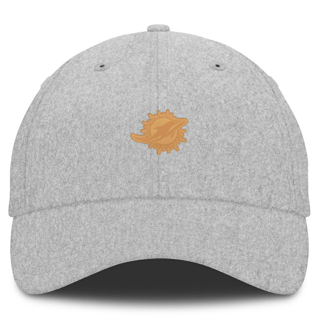 Miami Dolphins Front Office Adjustable Hat - Heather Gray - Fanatics