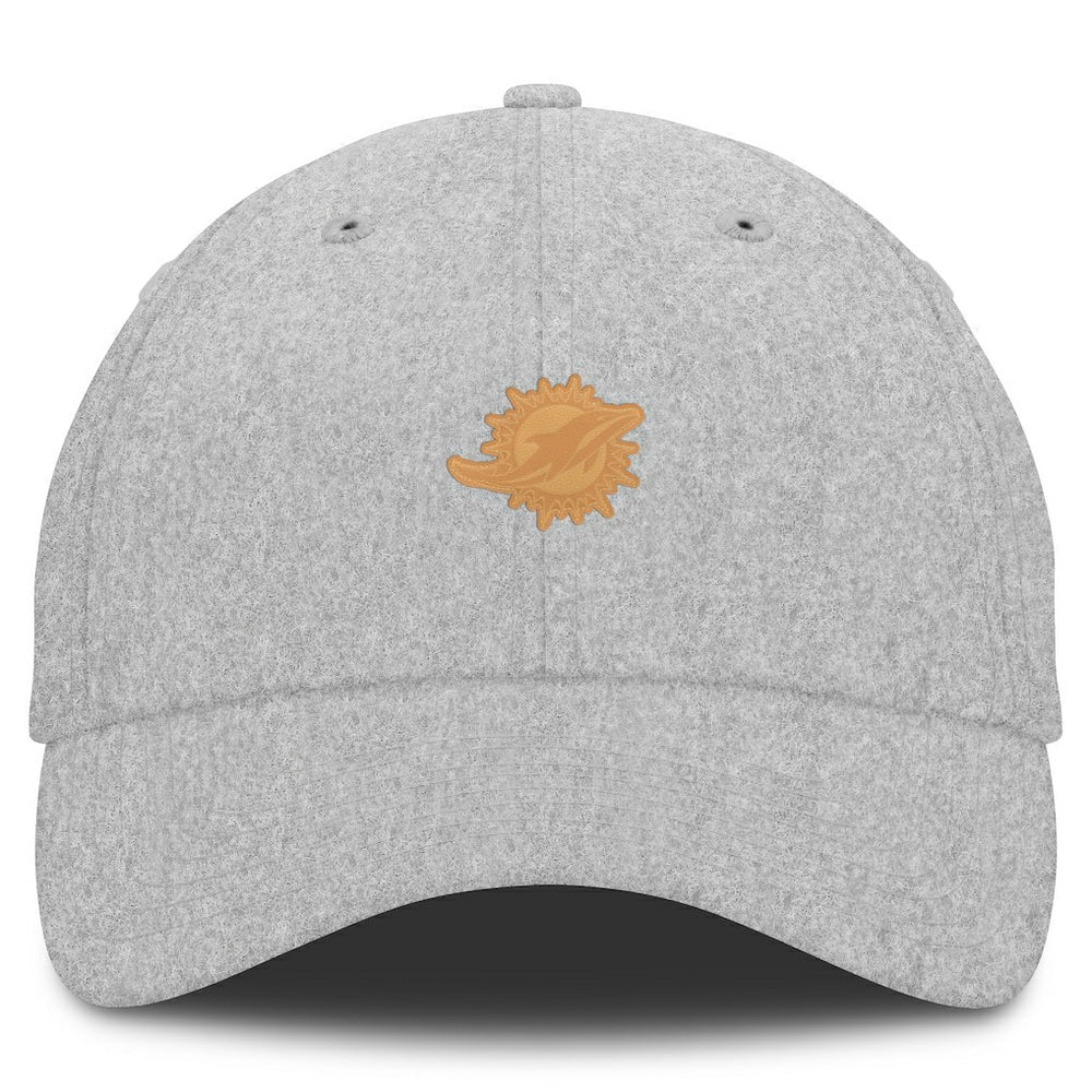 Miami Dolphins Front Office Adjustable Hat - Heather Gray - Fanatics