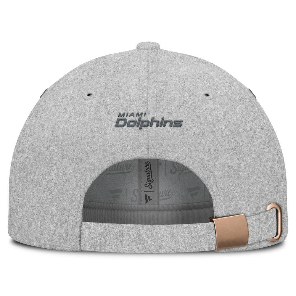 Miami Dolphins Front Office Adjustable Hat - Heather Gray - Fanatics
