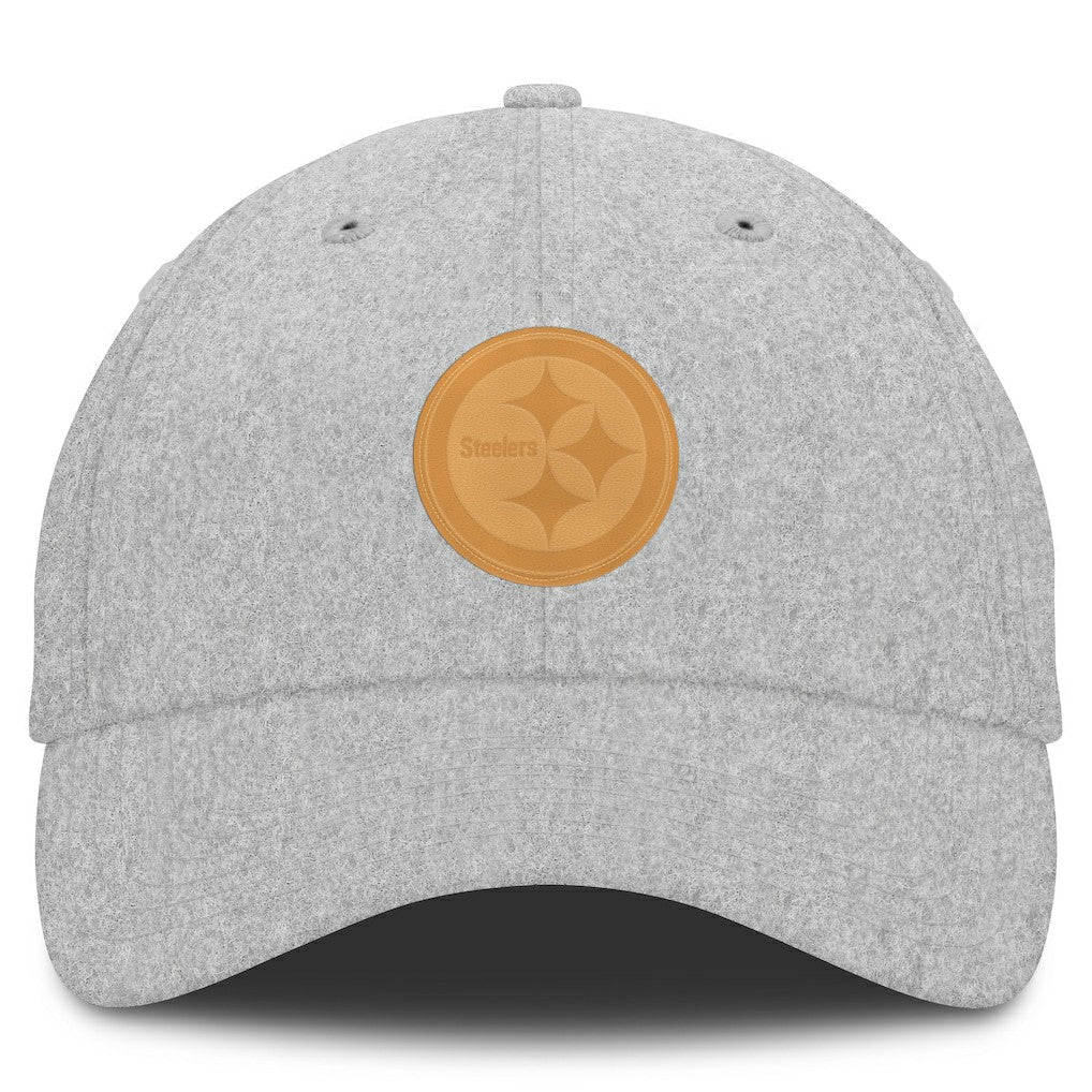 Pittsburgh Steelers Front Office Adjustable Hat - Heather Gray - Fanatics