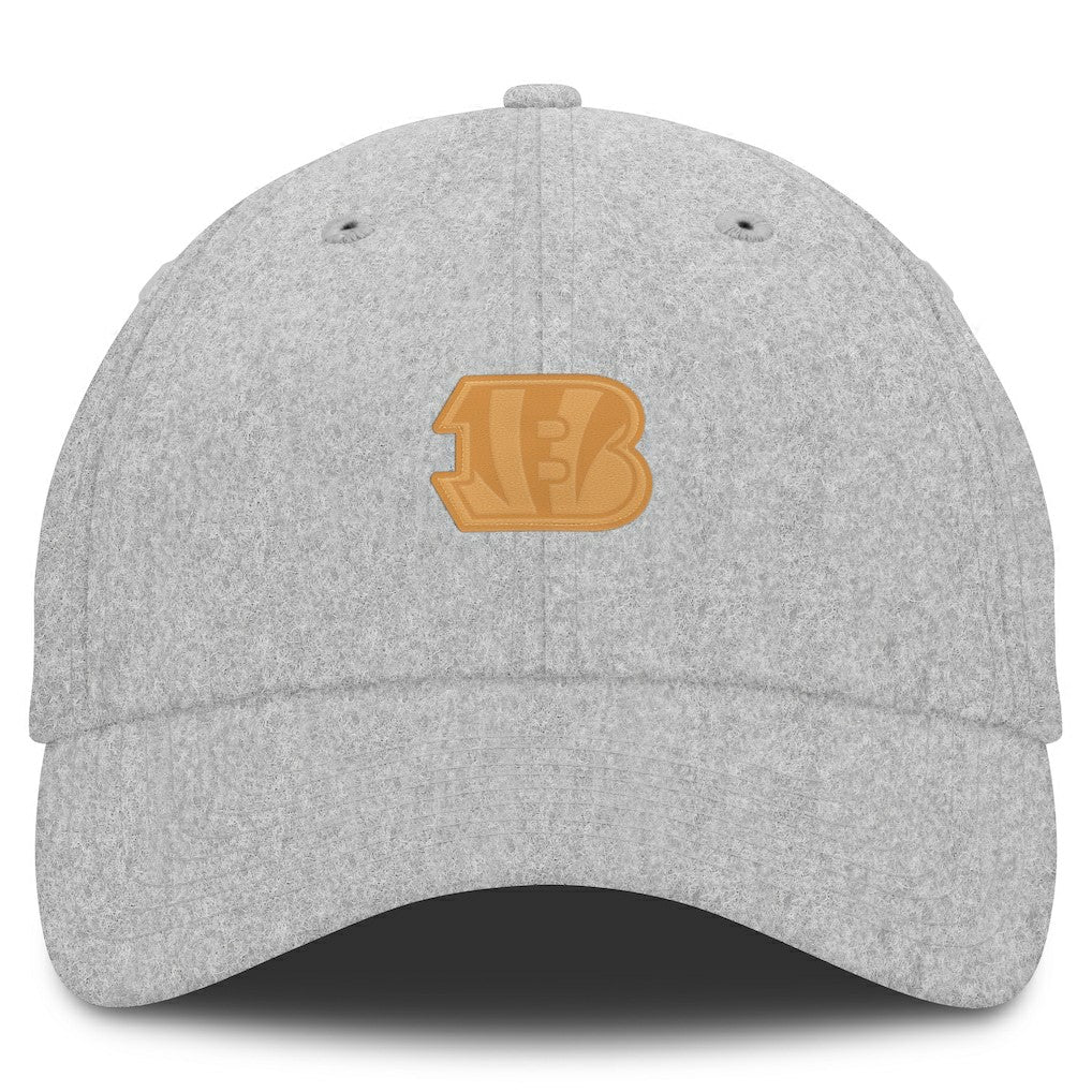 Cincinnati Bengals Front Office Adjustable Hat - Heather Gray - Fanatics