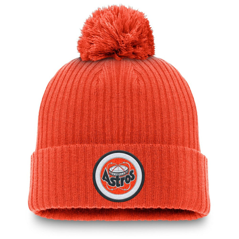Houston Astros Nike Cooperstown Collection Patch Cuffed Knit Hat with Pom Discount
