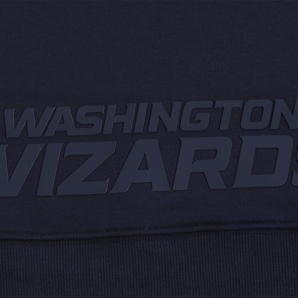 Washington Wizards Pro Standard Women's Jewels Cropped Pullover Hoodie Navy