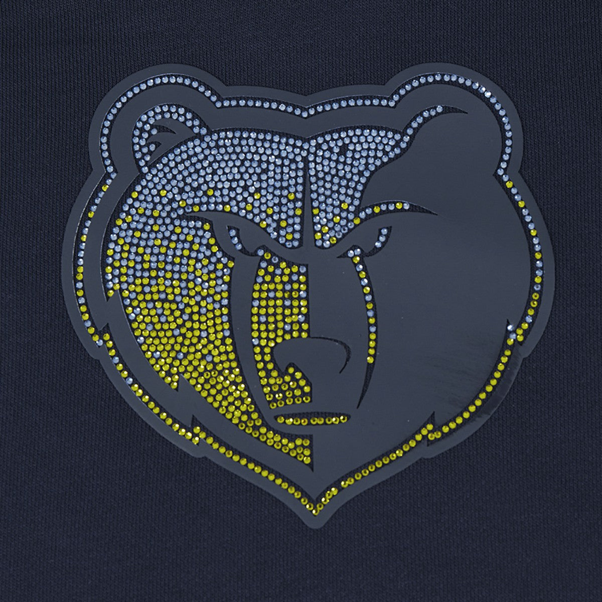 Memphis Grizzlies Pro Standard Women's Jewels Cropped Pullover Hoodie Navy