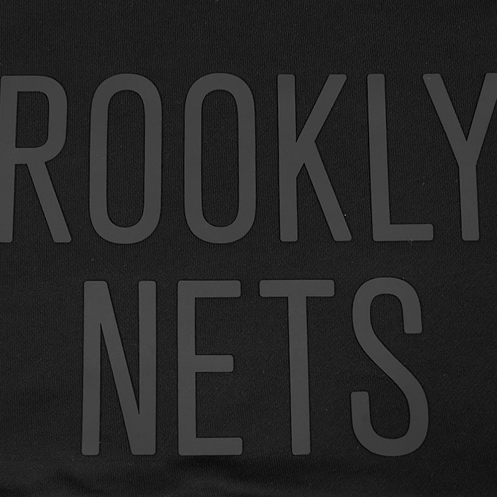 Brooklyn Nets Pro Standard Women's Jewels Cropped Pullover Hoodie Black