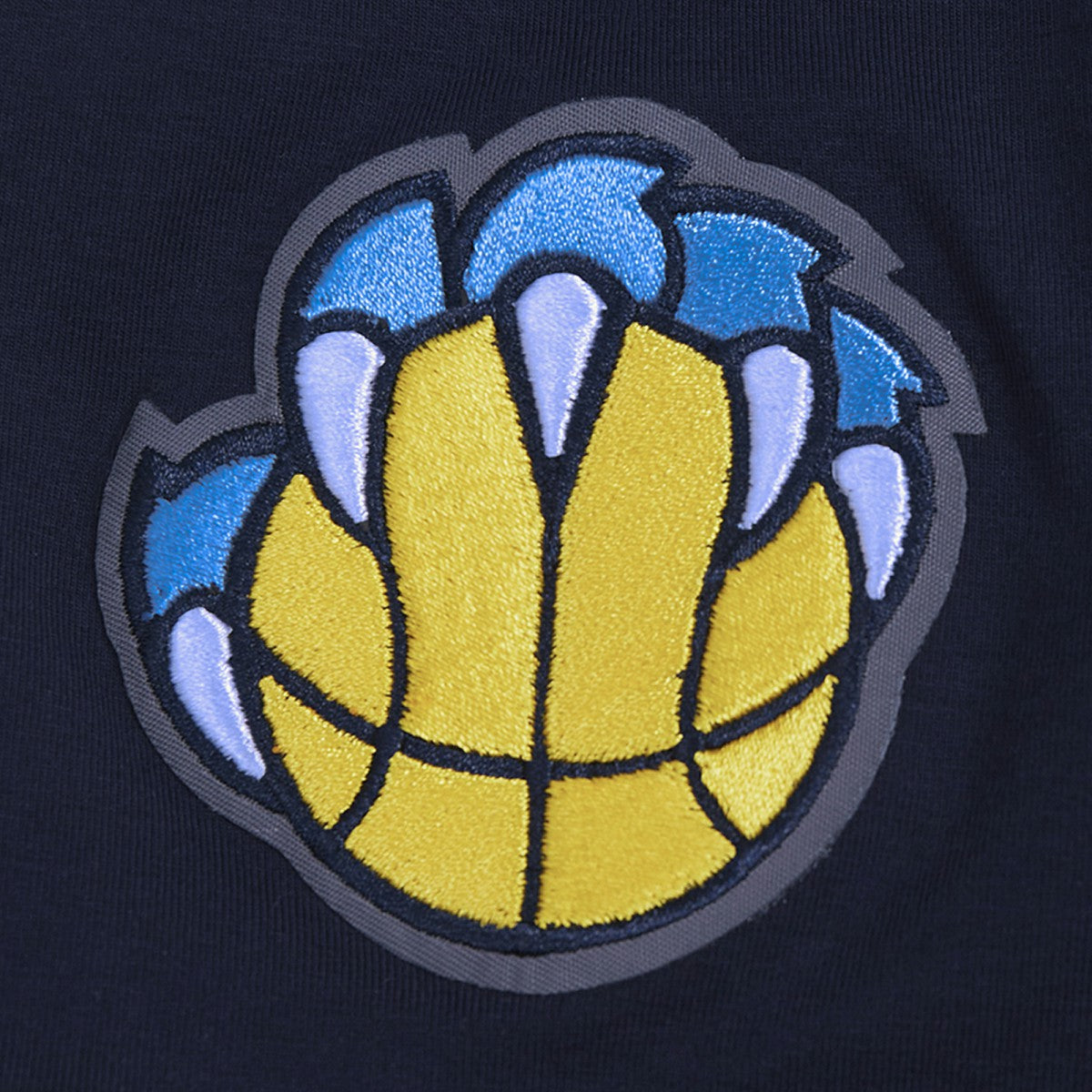Memphis Grizzlies Pro Standard Women's Jewels Boxy Cropped T-Shirt Navy