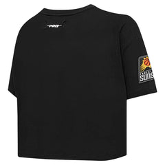 Phoenix Suns Pro Standard Women's Jewels Boxy Cropped T-Shirt Black