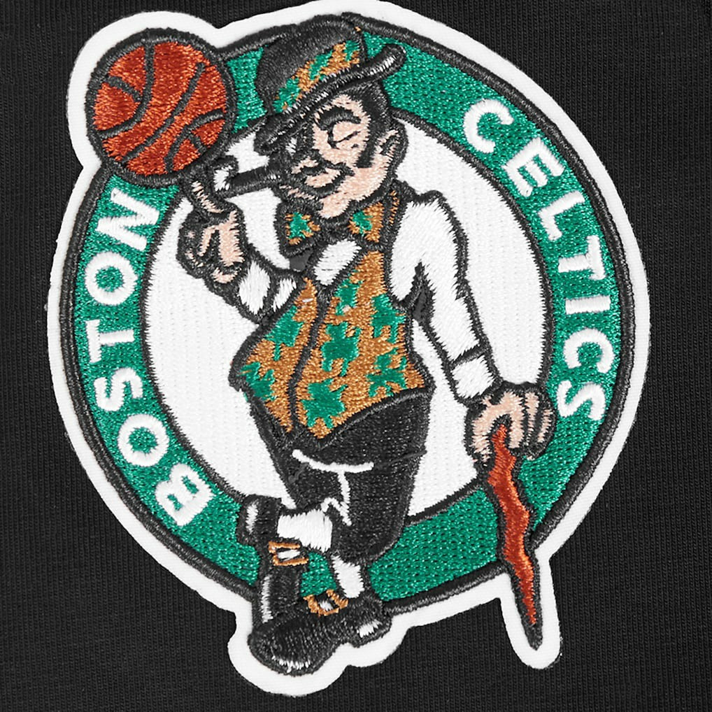 Boston Celtics Pro Standard Women's Jewels Boxy Cropped T-Shirt Black