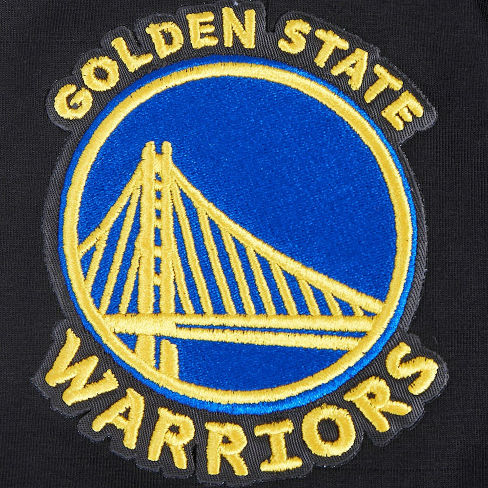 Golden State Warriors Pro Standard Women's Jewels Boxy Cropped T-Shirt Black