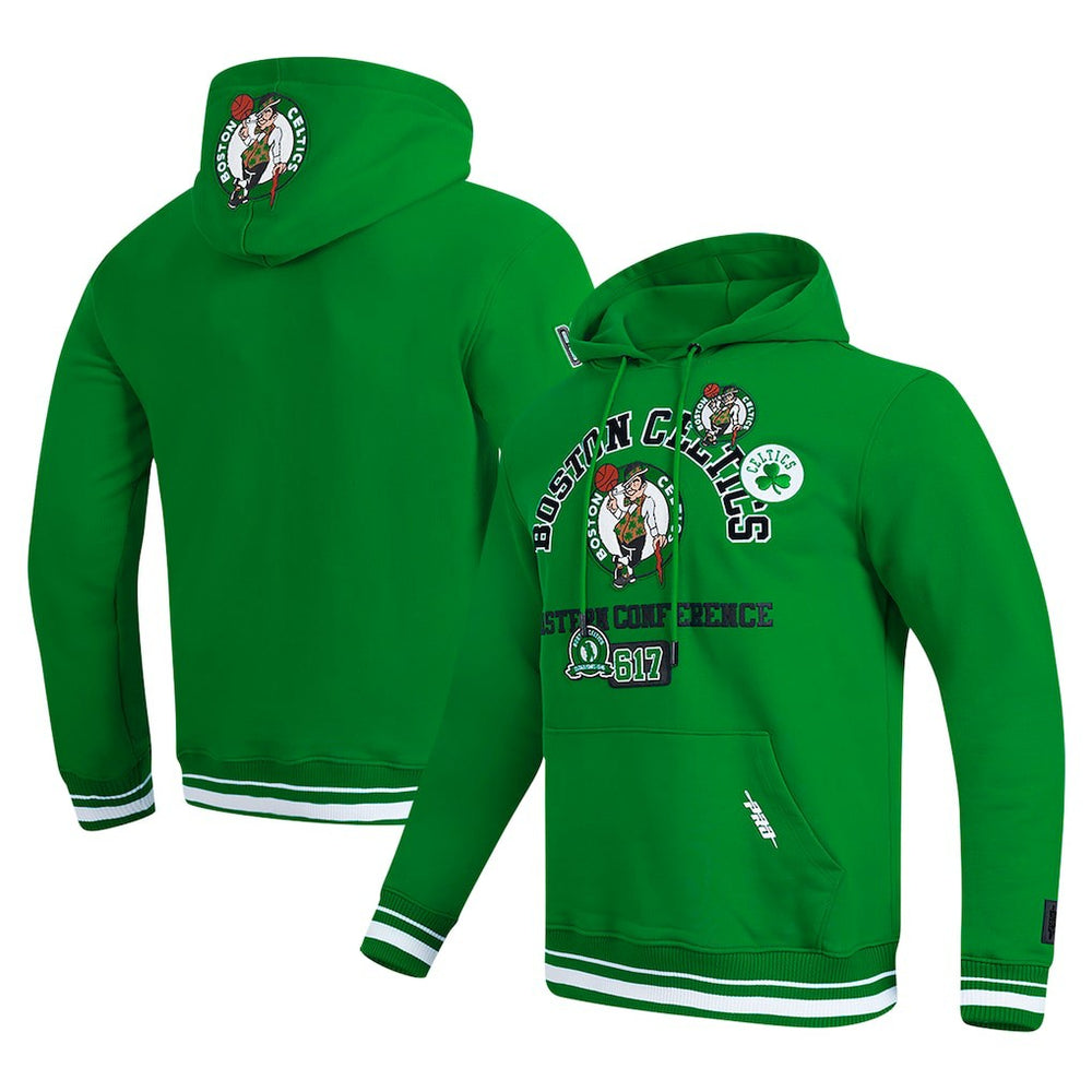 Boston Celtics Pro Standard Area Code Pullover Hoodie Kelly Green