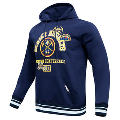 Denver Nuggets Pro Standard Area Code Pullover Hoodie Navy