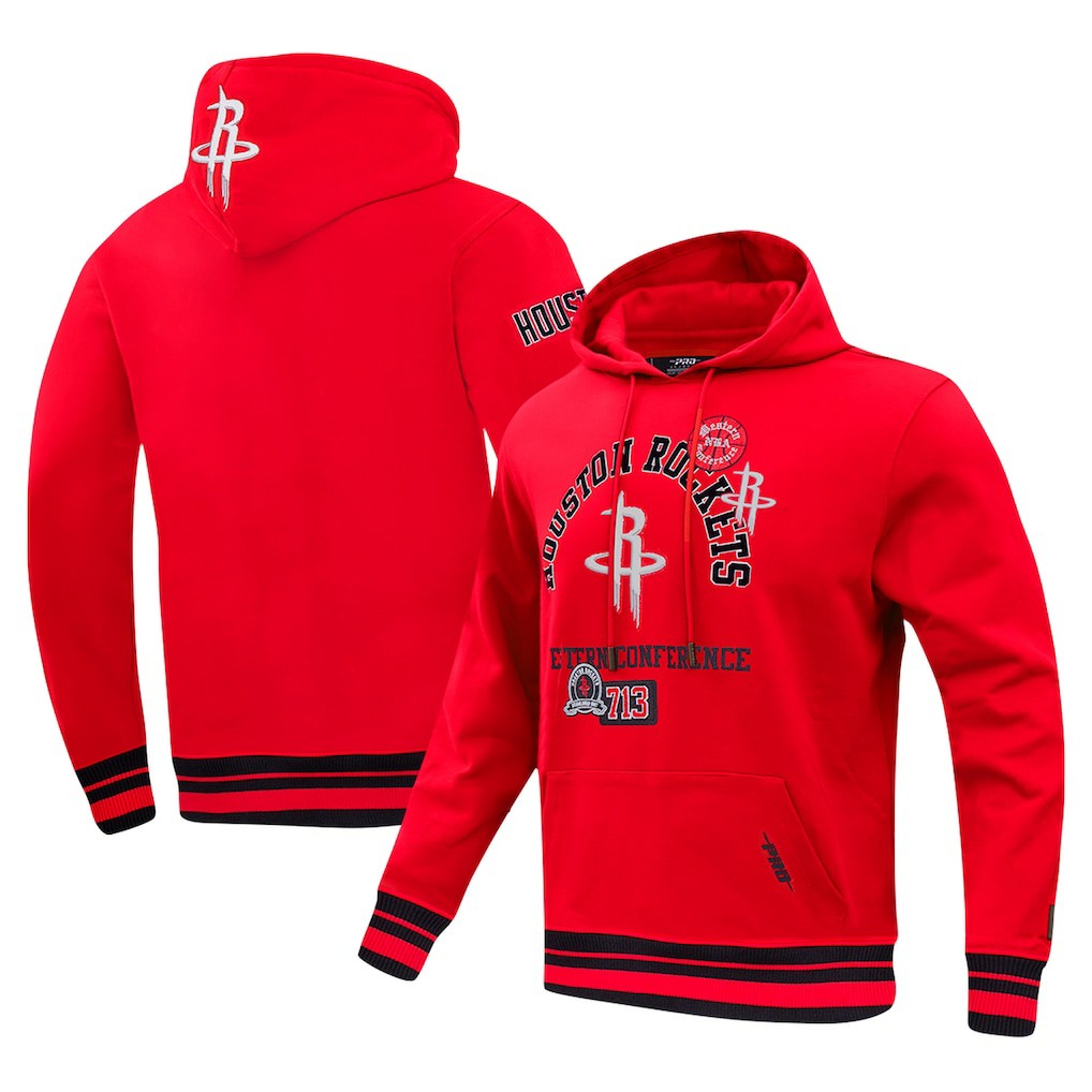 Houston Rockets Pro Standard Area Code Pullover Hoodie Red