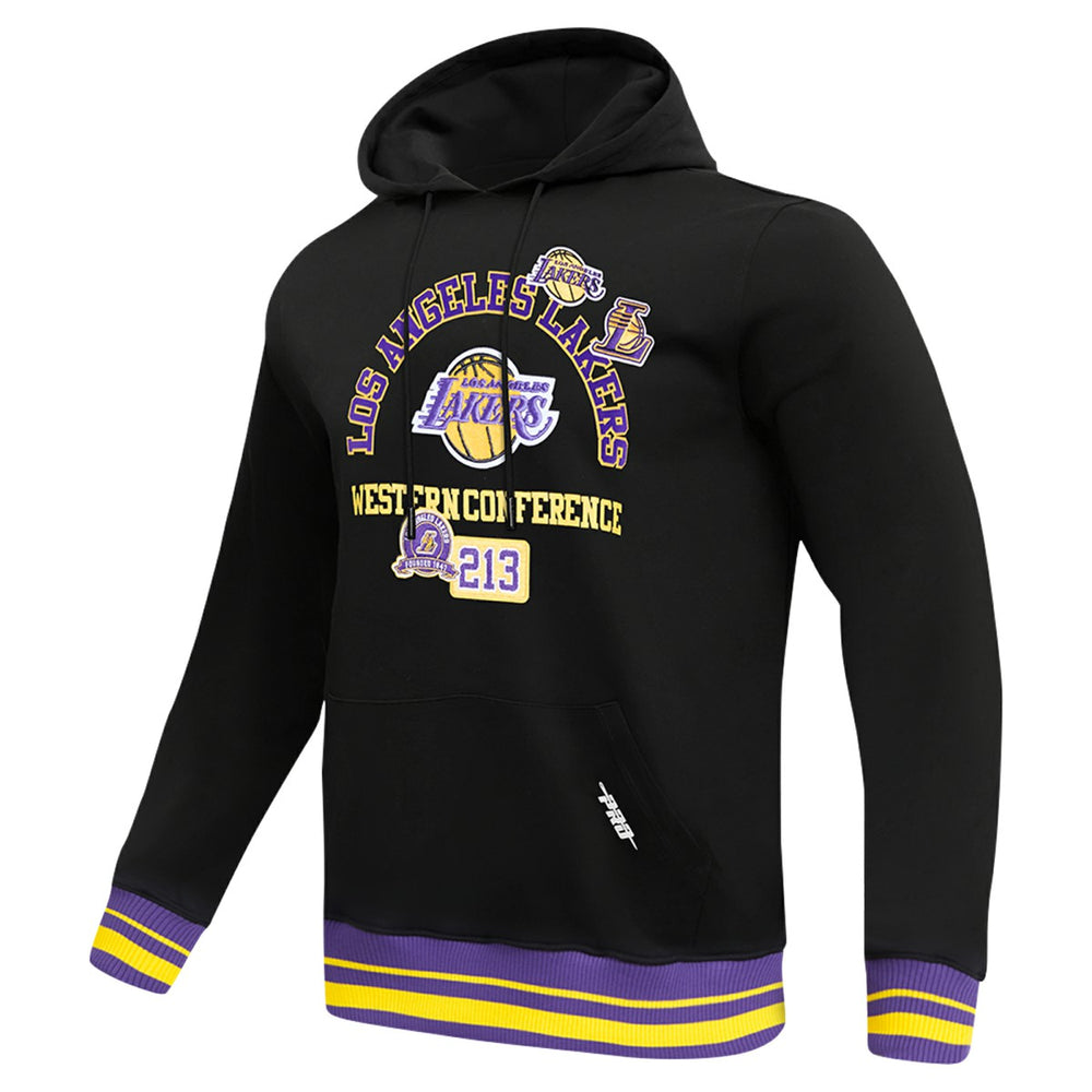 Los Angeles Lakers Pro Standard Area Code Pullover Hoodie Black