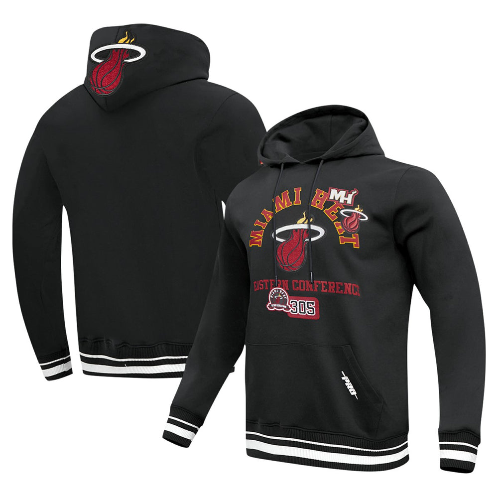 Miami Heat Pro Standard Area Code Pullover Hoodie Black
