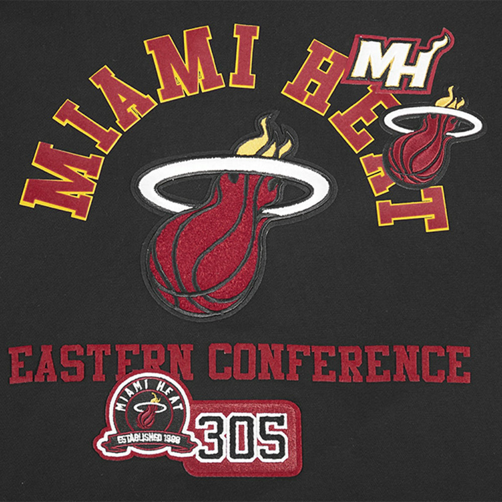 Miami Heat Pro Standard Area Code Pullover Hoodie Black