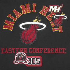 Miami Heat Pro Standard Area Code Pullover Hoodie Black