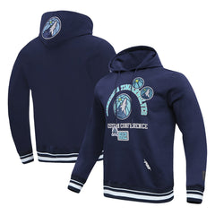 Minnesota Timberwolves Pro Standard Area Code Pullover Hoodie Navy