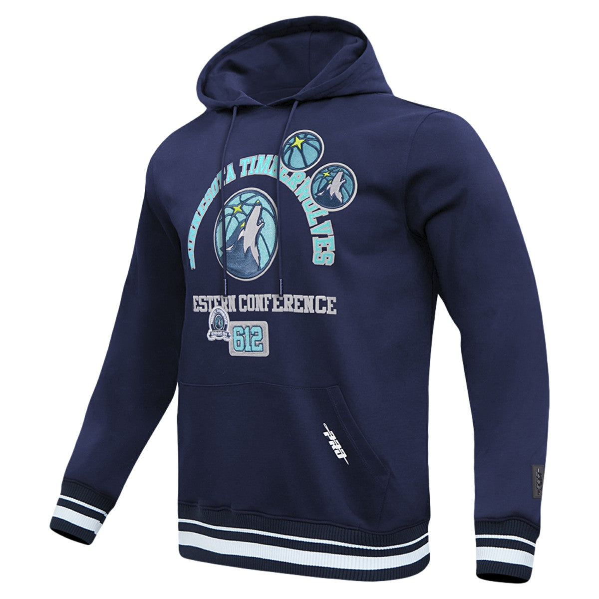 Minnesota Timberwolves Pro Standard Area Code Pullover Hoodie Navy