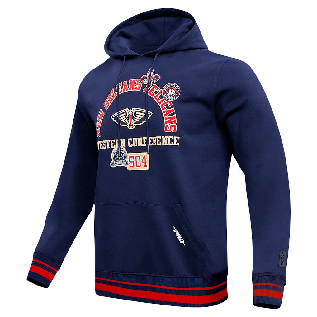 New Orleans Pelicans Pro Standard Area Code Pullover Hoodie Navy