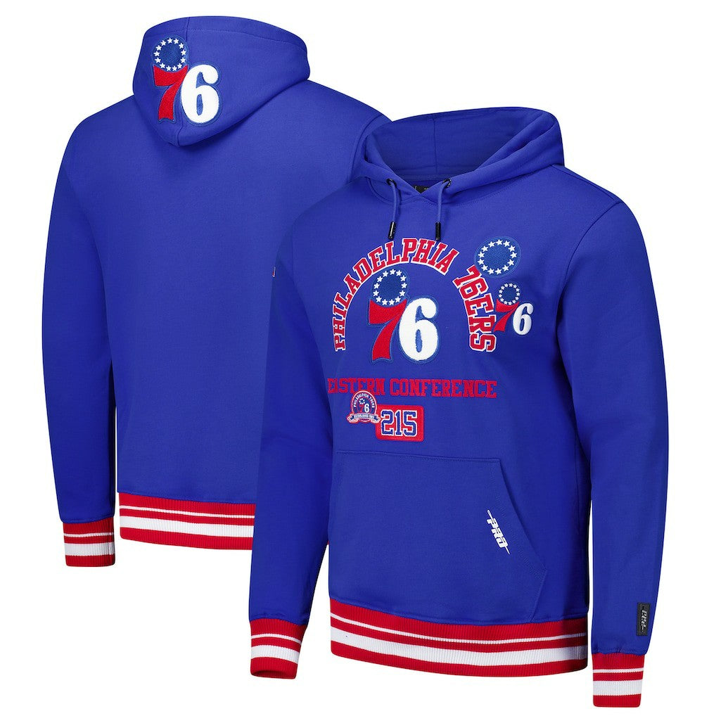 Philadelphia 76ers Pro Standard Area Code Pullover Hoodie Red