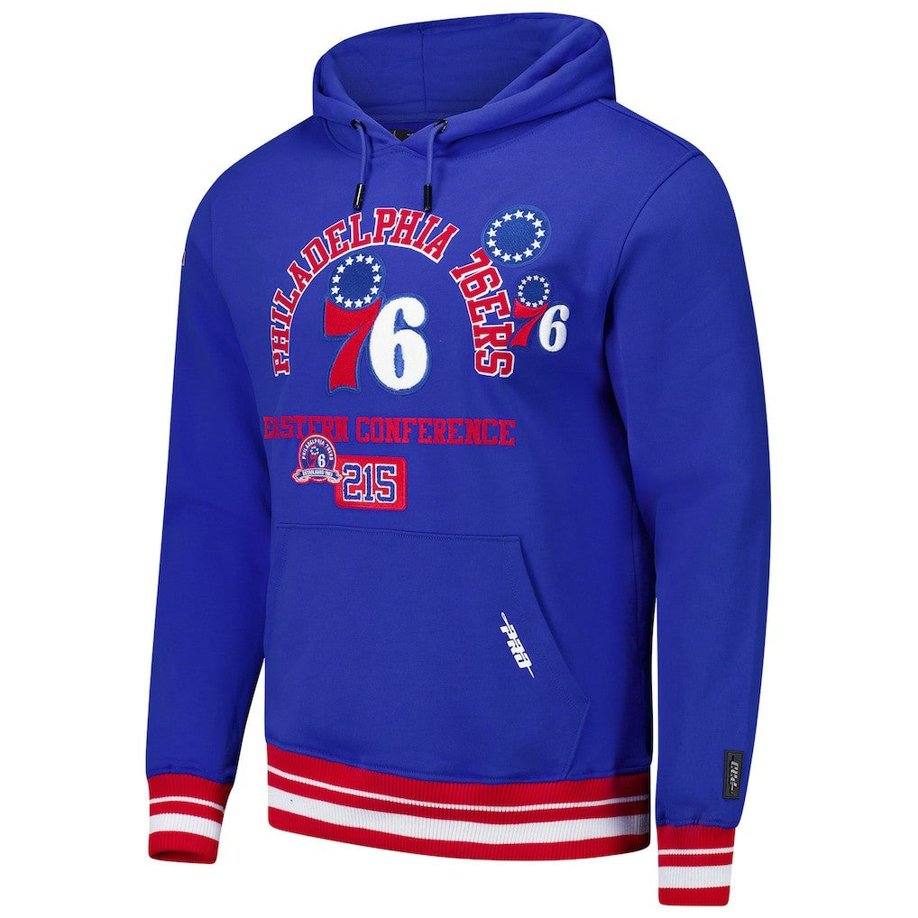 Philadelphia 76ers Pro Standard Area Code Pullover Hoodie Red