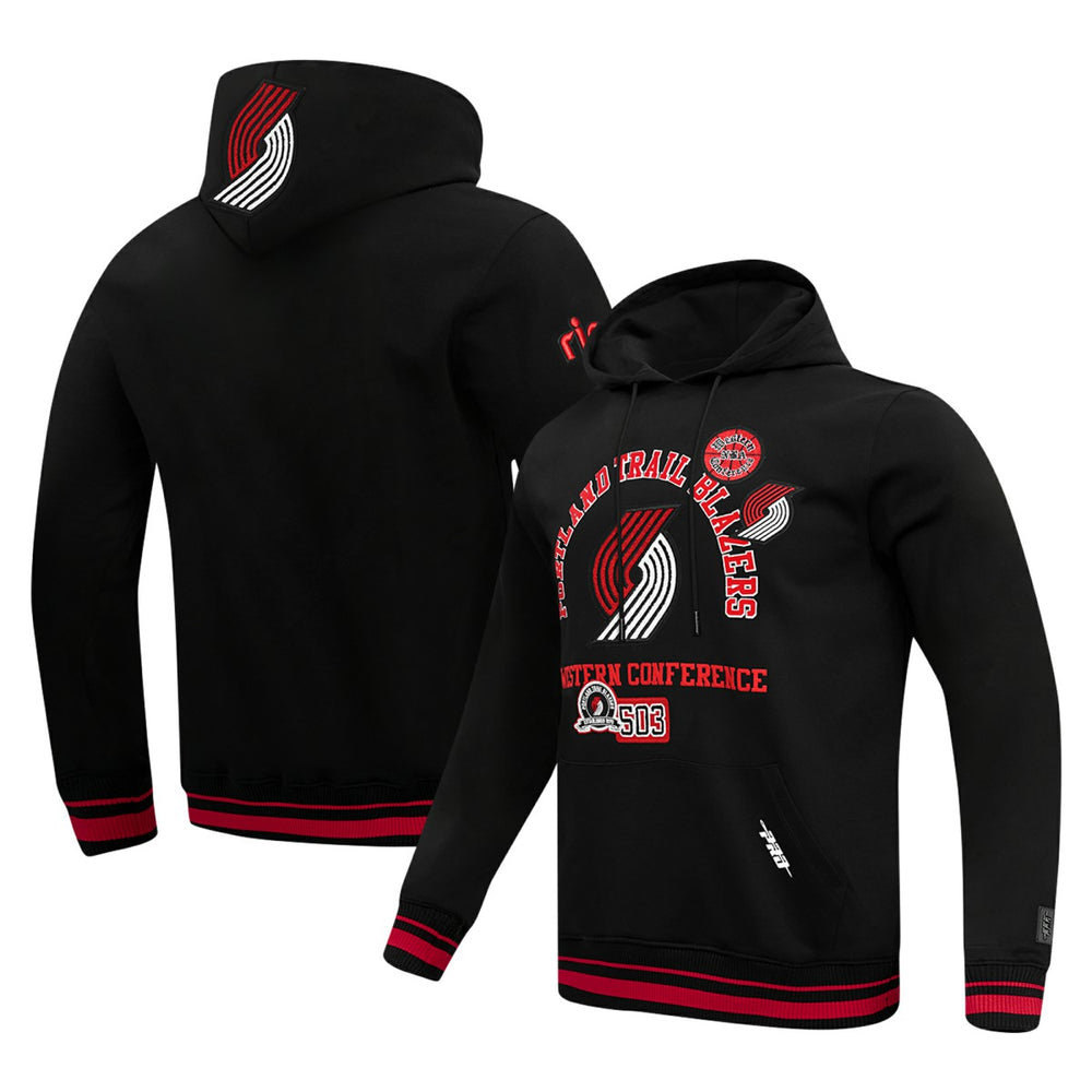 Portland Trail Blazers Pro Standard Area Code Pullover Hoodie Black