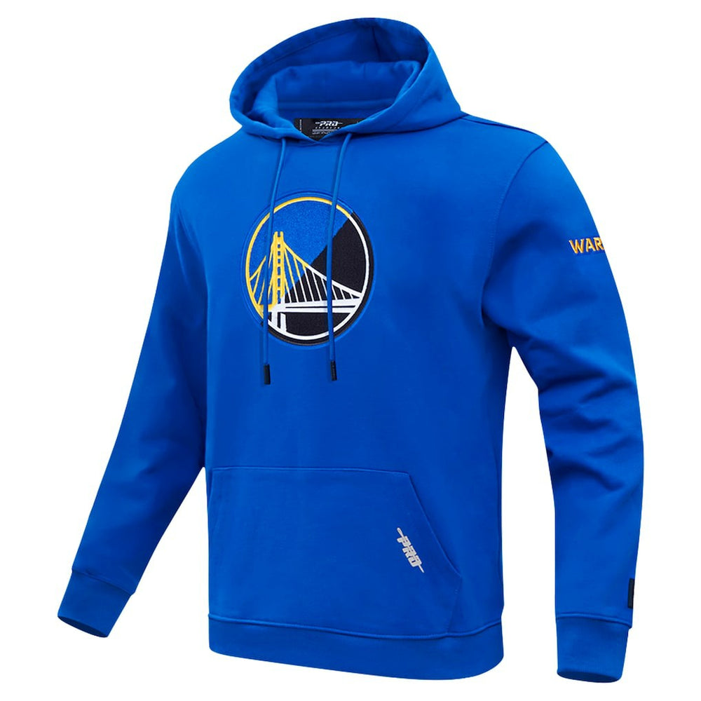Golden State Warriors Pro Standard Split Logo Pullover Hoodie Royal