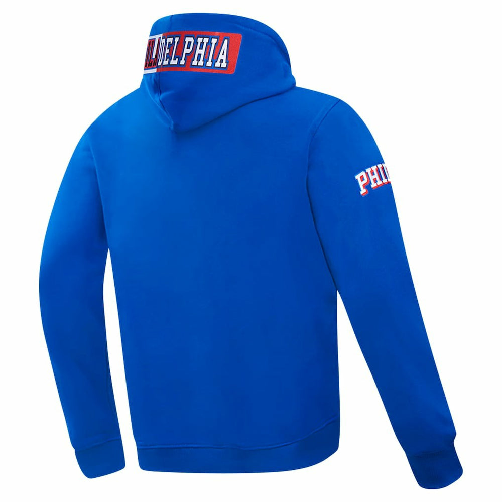 Philadelphia 76ers Pro Standard Split Logo Pullover Hoodie Royal