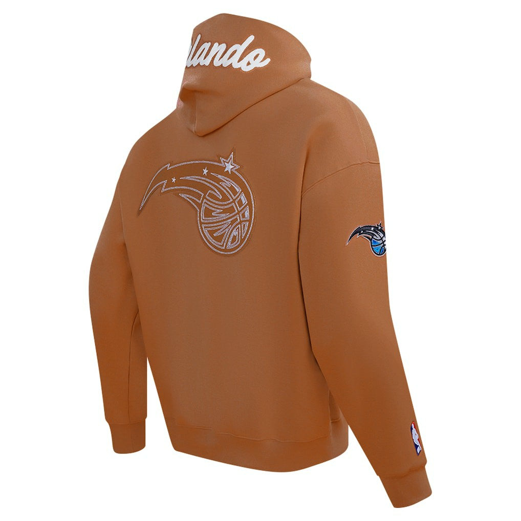 Orlando Magic Pro Standard Paint the City Drop Shoulder Pullover Hoodie Brown