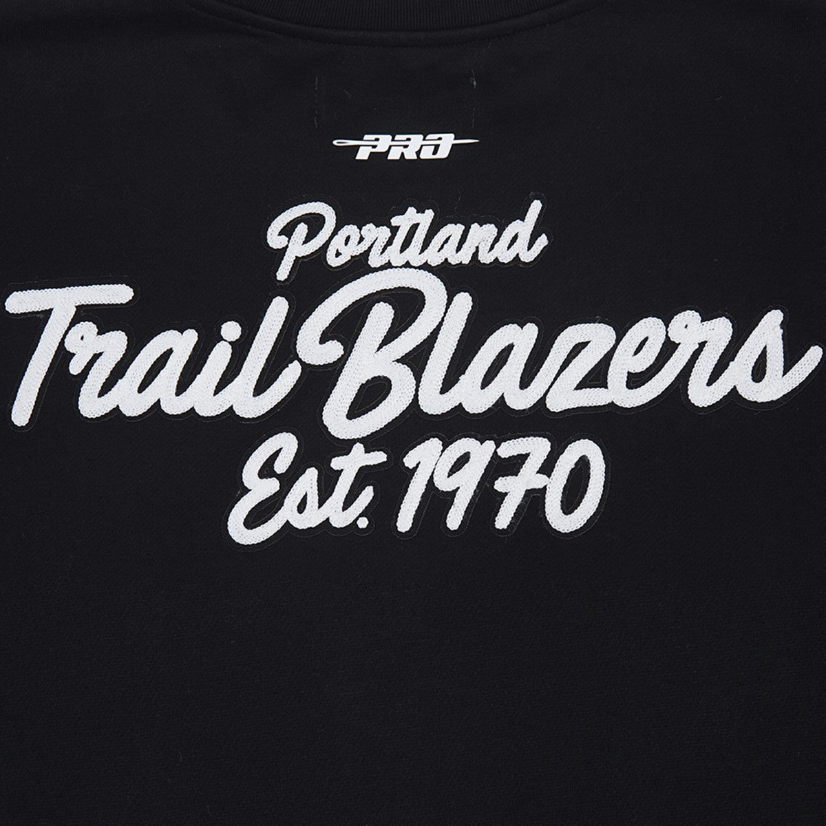 Portland Trail Blazers Pro Standard Paint the City Pullover Sweatshirt Black
