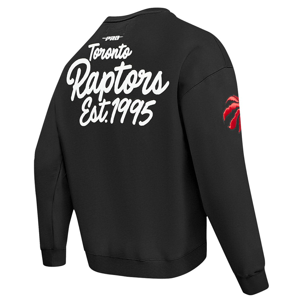 Toronto Raptors Pro Standard Paint the City Drop Shoulder Sweatshirt Black