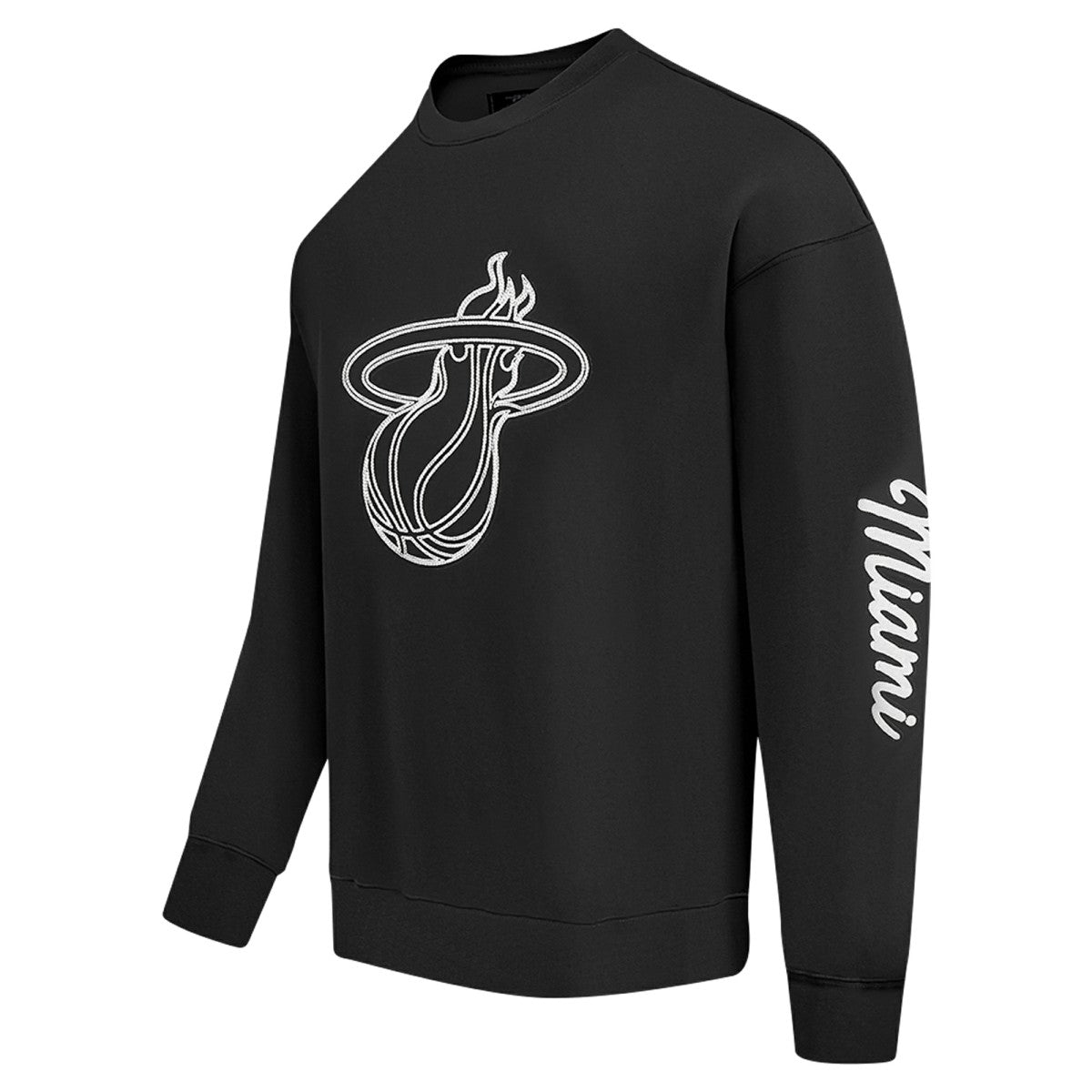 Miami Heat Pro Standard Paint the City Drop Shoulder Sweatshirt Black