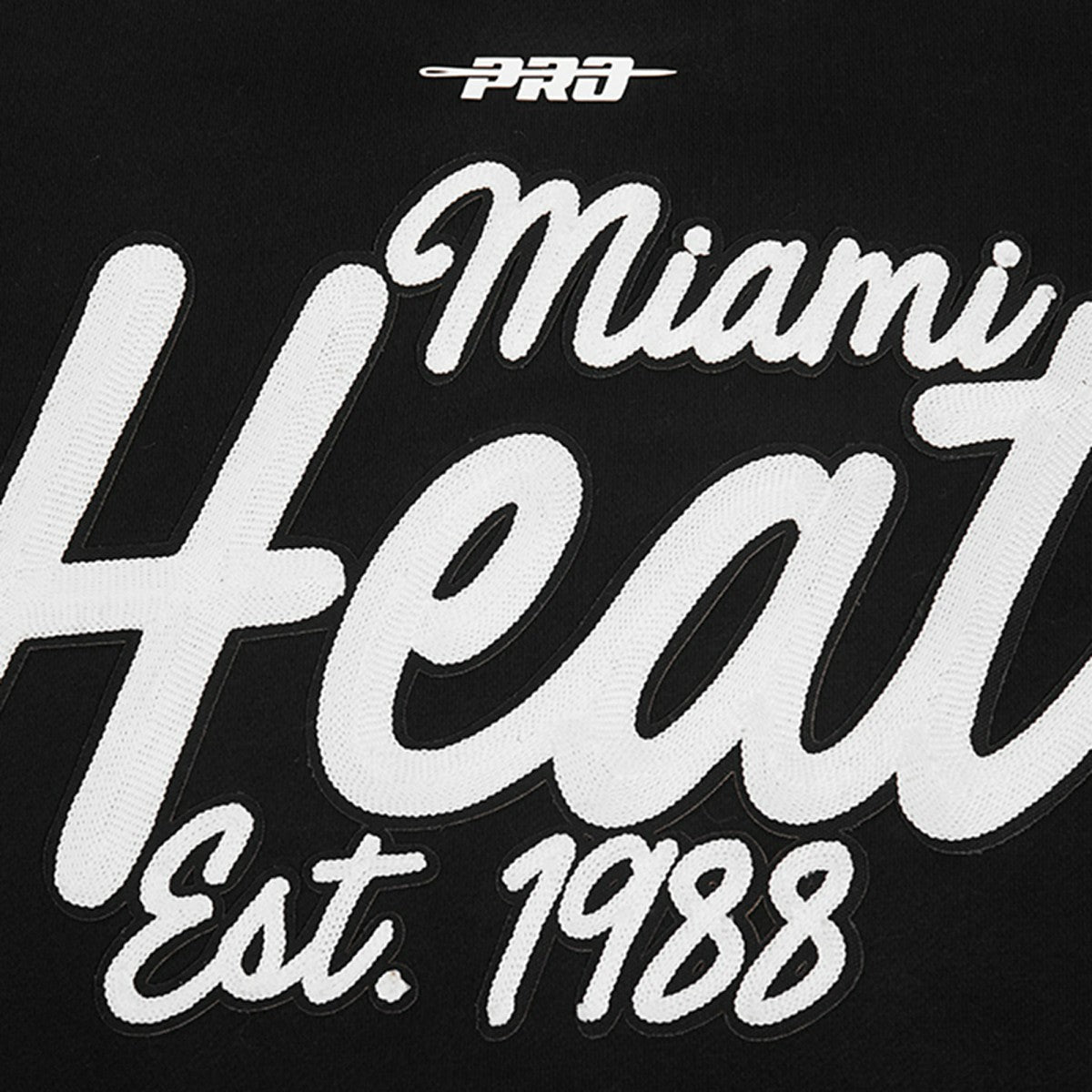 Miami Heat Pro Standard Paint the City Drop Shoulder Sweatshirt Black