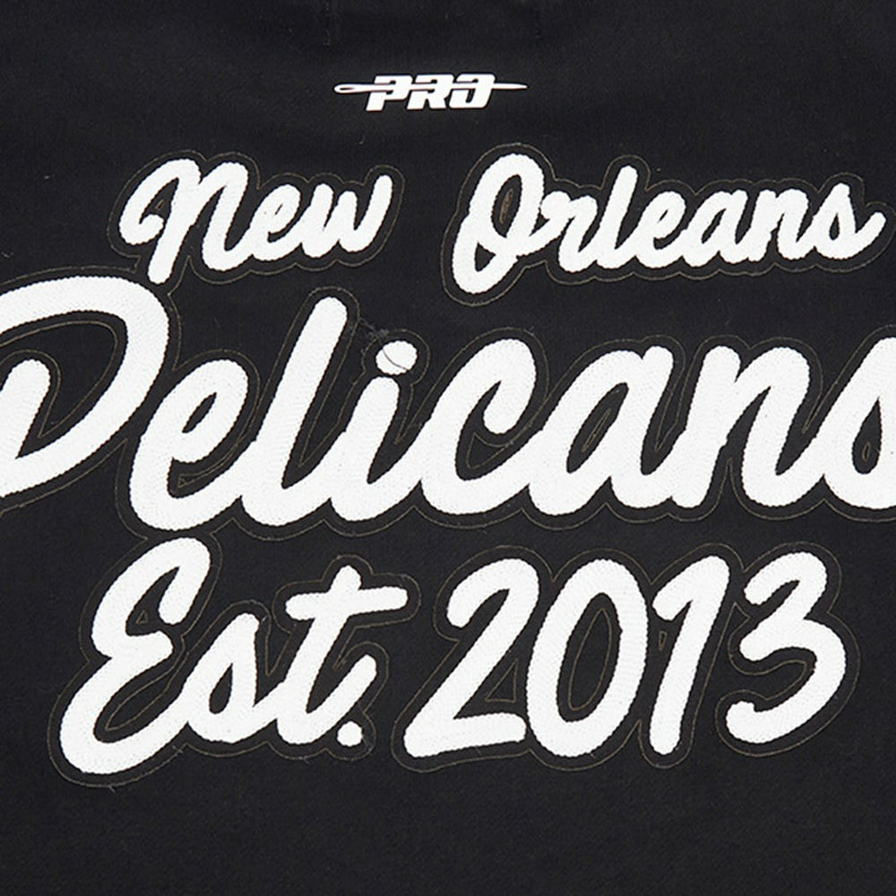 New Orleans Pelicans Pro Standard Paint the City Drop Shoulder Sweatshirt Black