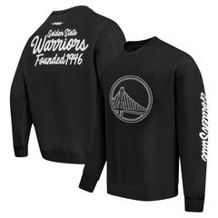 Golden State Warriors Pro Standard Paint the City Drop Shoulder Sweatshirt Black