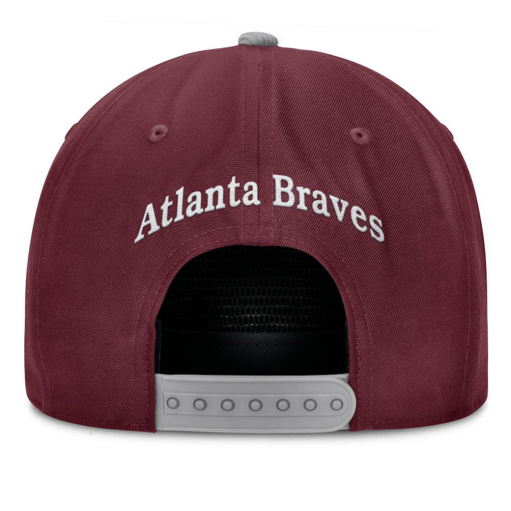 Atlanta Braves Fanatics Front Office Snapback Hat Outlet