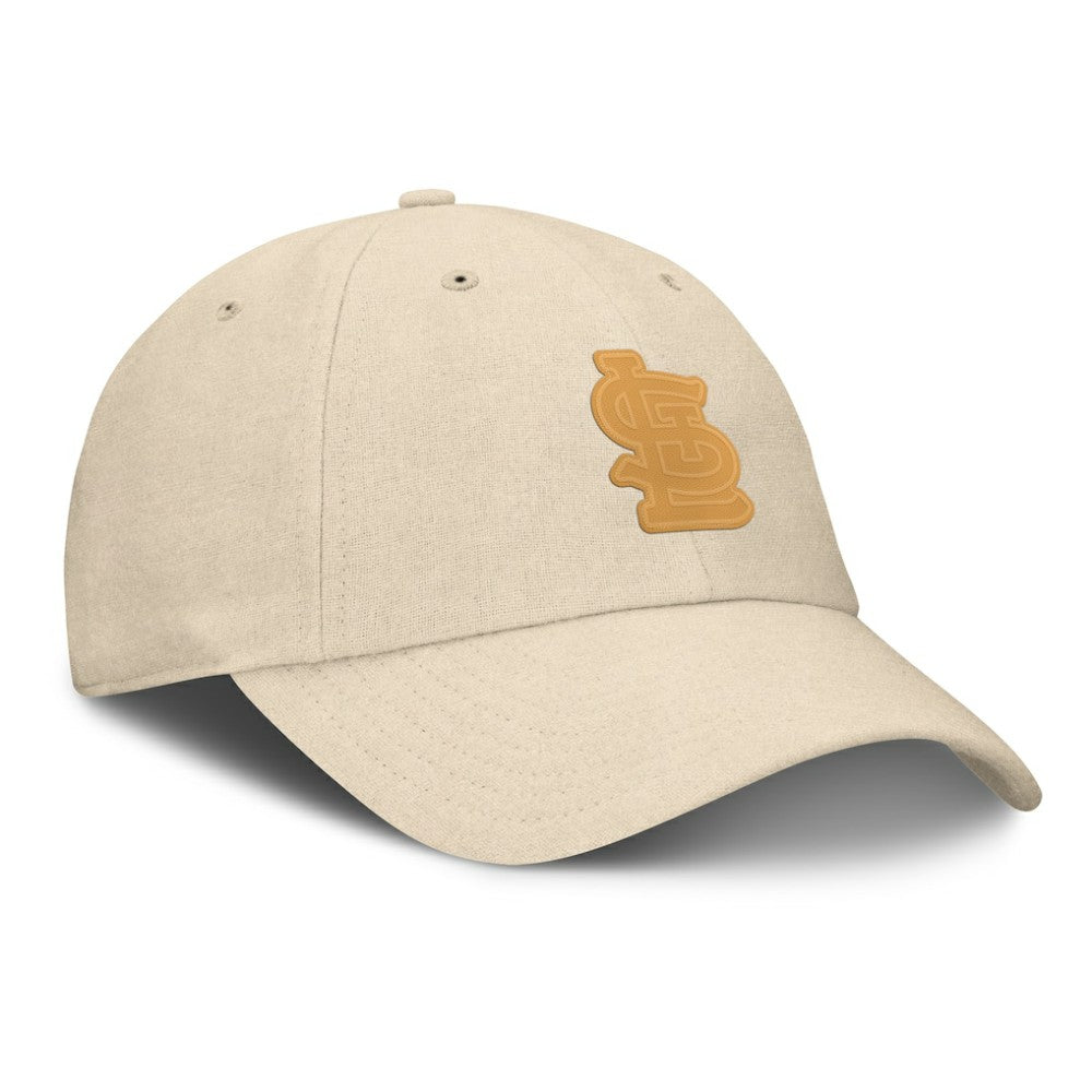 St. Louis Cardinals Fanatics Front Office Leather Patch Adjustable Hat Sale