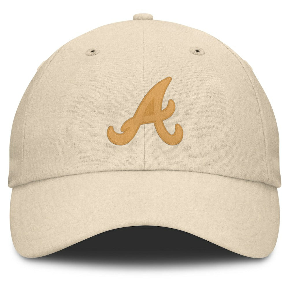 Atlanta Braves Fanatics Front Office Leather Patch Adjustable Hat Online