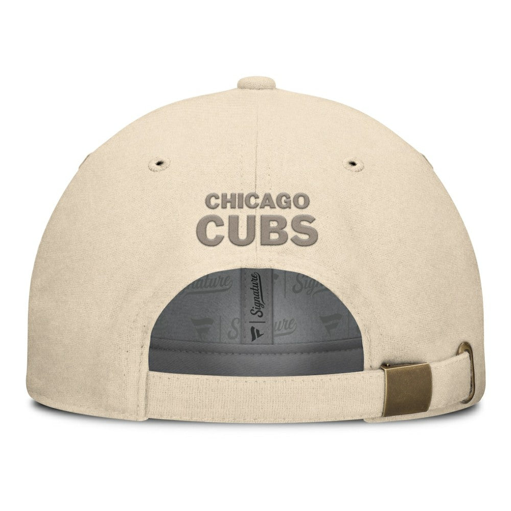 Chicago Cubs Fanatics Front Office Leather Patch Adjustable Hat Near Me