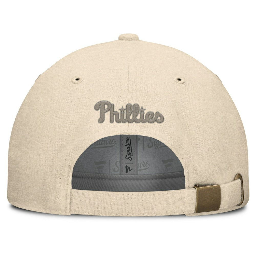 Philadelphia Phillies Fanatics Front Office Leather Patch Adjustable Hat Outlet