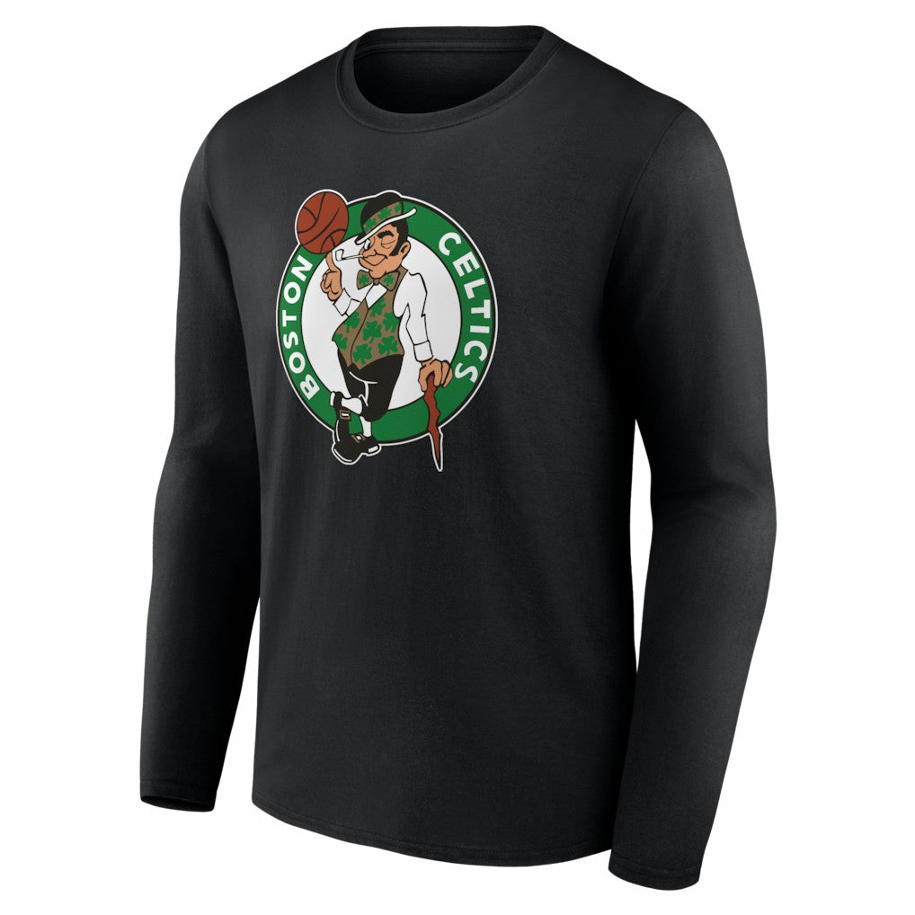 Boston Celtics Primary Logo Long Sleeve T-Shirt Black