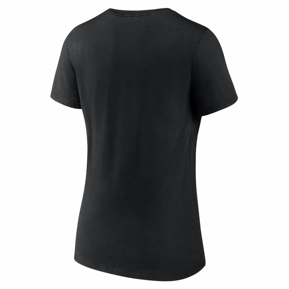 Boston Celtics Women's Primary Logo V-Neck T-Shirt Black
