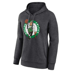 Boston Celtics Women's Primary Logo Pullover Hoodie Charcoal